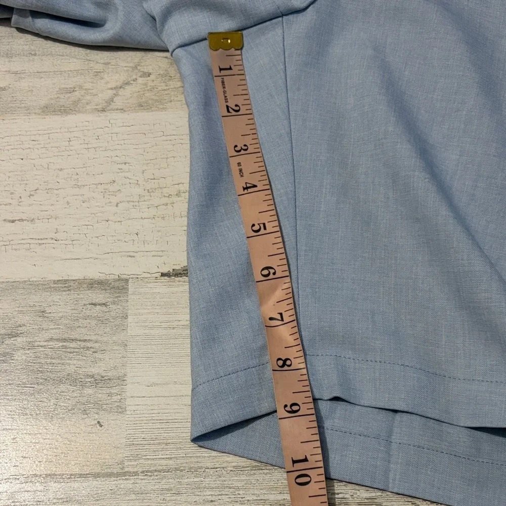 Peter Millar Sky Blue Flat Front Shorts Size 36 - Picture 7 of 8